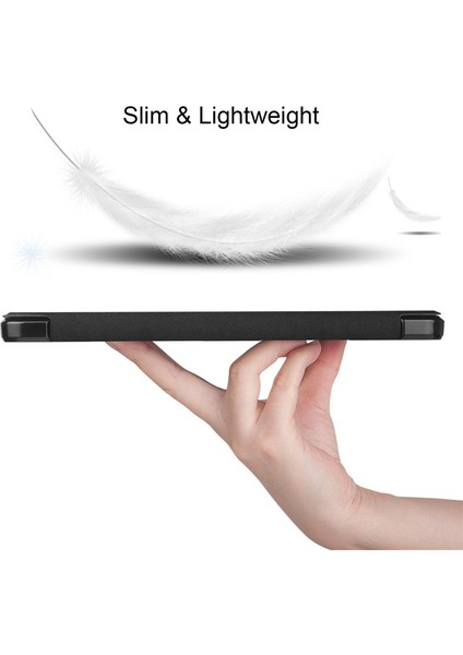 Samsung Galaxy Tab S7 Plus Kalem Şarjına Uygun Kalemlikli Stromix Smart Kılıf Sm- T970 T975 T976