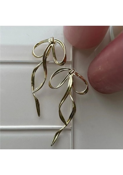 Uzun Fiyonk Kurdele Küpe Pinterest fırsatları