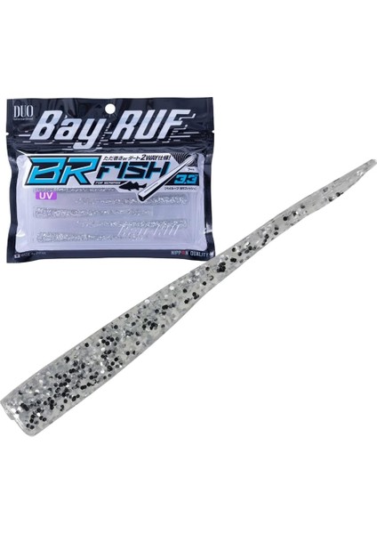 Bay Ruf Br Fish 3.3 Silikon Kuyruk 8.3 cm S035 Uv Silver (7 Adet)