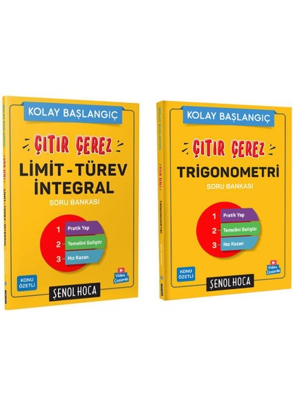 Limit Türev İntegral ve Trigonometri Soru Bankası 2 Kitap