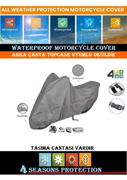Kral Motor KR25 Ava 5000 Motosiklet Brandası,branda,örtü