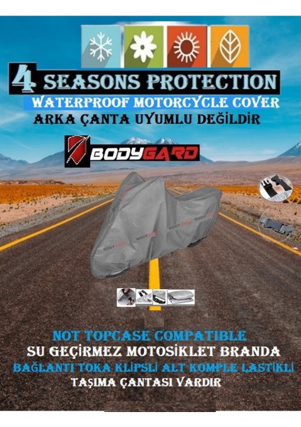 Kral Motor KR25 Ava 5000 Motosiklet Brandası,branda,örtü