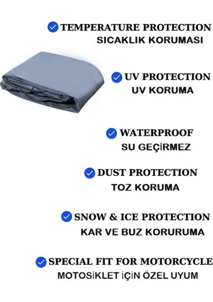 Kral Motor KR25 Ava 5000 Motosiklet Brandası,branda,örtü
