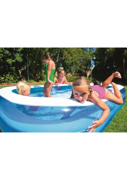 Havuz Dikdörtgen Mavi Aile Boy 201X150X51 cm Bestway - 54005 (Lisinya) modelleri