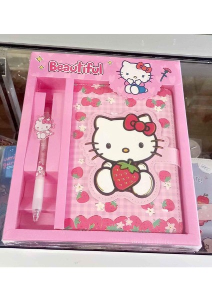 Hello Kitty Defter Kalem Bant Set 3