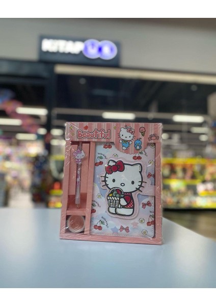 Hello Kitty Defter Kalem Bant Set 2