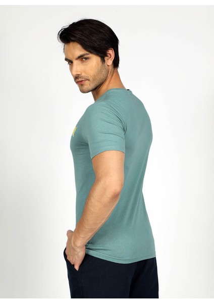 Yeşil Erkek Polo T-Shirt 242 Lcm 242028 Mıles Yeşil