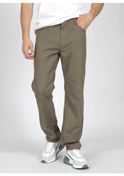 Lee Cooper Normal Bel Straight Haki Erkek Chino Pantolon 242 Lcm 221002 Rıcky Nd 1 Haki