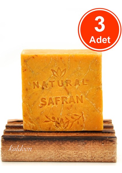 Safran Sabunu El Yapımı Doğal 120 G x 3 Adet
