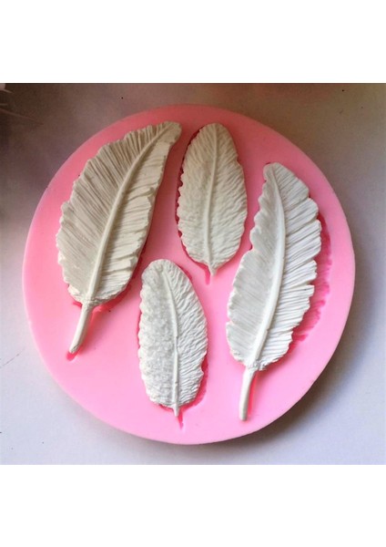 Tek Bir Kalıpta 4 Mini Tüy Silikon Kalıp K-907 fiyatları