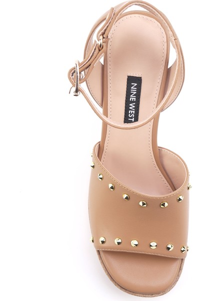 Caneb 4fx Taba Kadın Topuklu Sandalet fırsatları