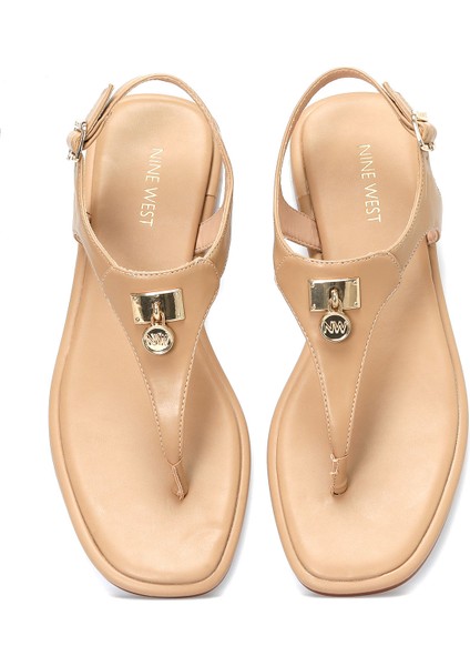 Nine West Wollo 4fx Nude Kadın Düz Sandalet