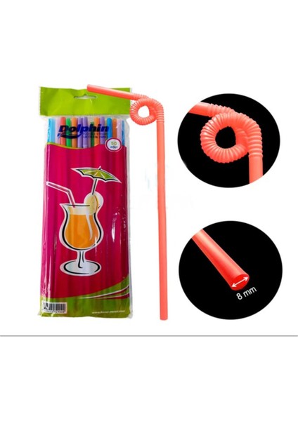 Jelatinli Körüklü Pipet 8mm 50LI