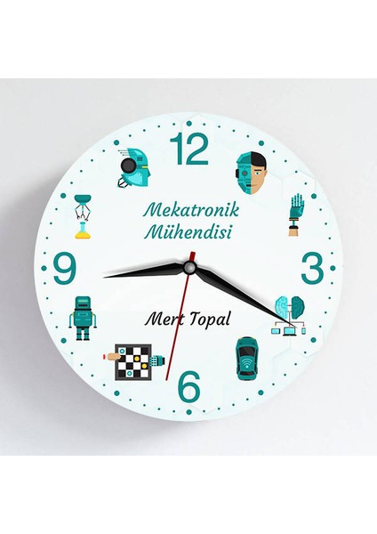 Mekatronik Mühendisine Kişiye Özel Duvar Saati