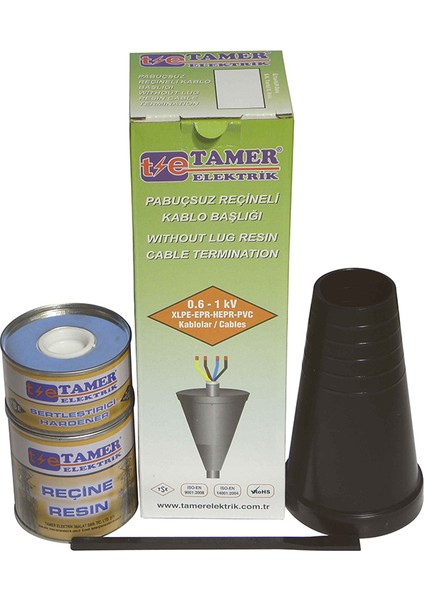 3X70+35-3X95+50 Pabuçsuz Kablo Başlığı 0,6-1kv