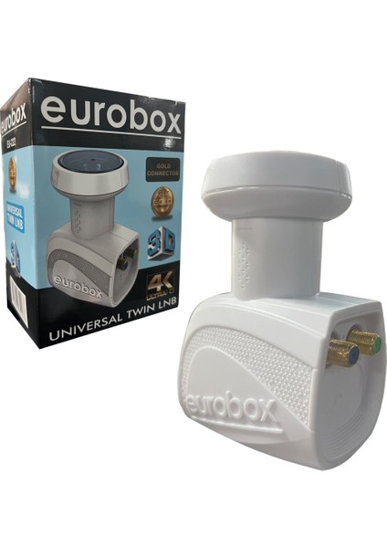 Ikili Lnb Twin 0.1db 3D Eurobox EU-222