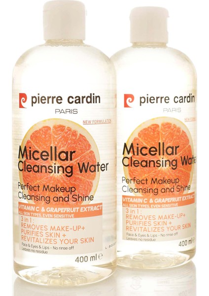 Gently Cleansing Micellar Water With Pink Grapefruit & Vitamin C - Makyaj Temizleme Suyu 400 Ml