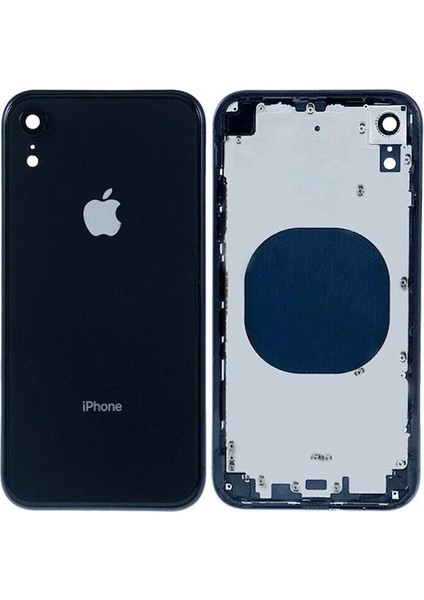 Apple iPhone Xr Ile Uyumlu Boş Kasa Siyah