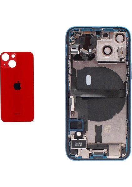 Tekno Prime Apple iPhone 13 Ile Uyumlu Dolu Kasa Kırmızı