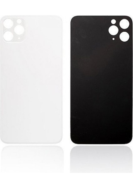 Apple iPhone 11 Pro Max Uyumlu Arka Pil Kapağı Beyaz