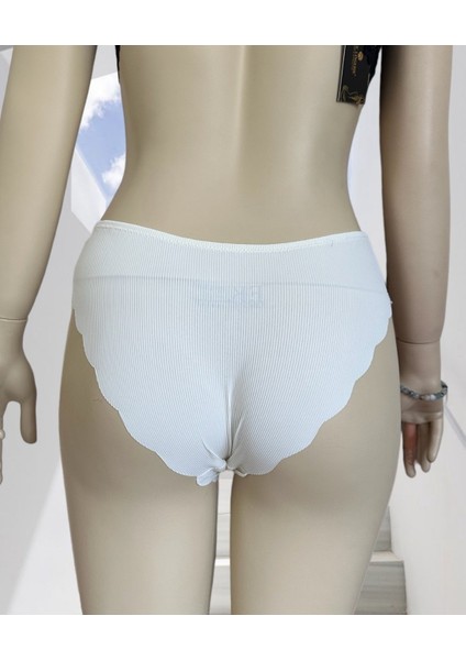 Mikro Lazer Kaşkorse Fitilli Kumaş Normal Bel Dikişsiz Slip/külot fiyatları