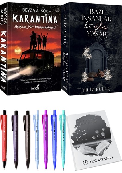 Karantina 1 - Bazı İnsanlar Böyle Yaşar 1 + Kalem + Not Defteri