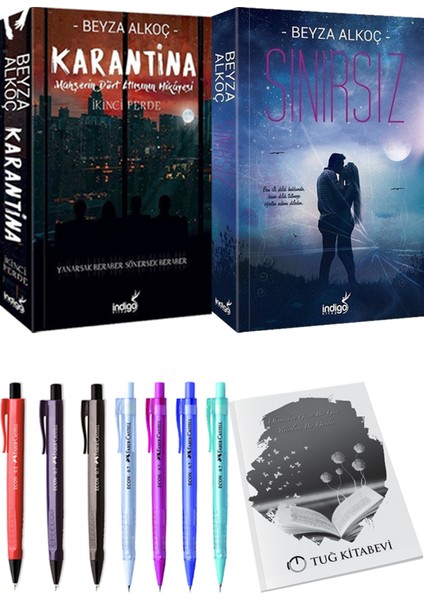Karantina 2 ve Sınırsız + Kalem + Not Defteri