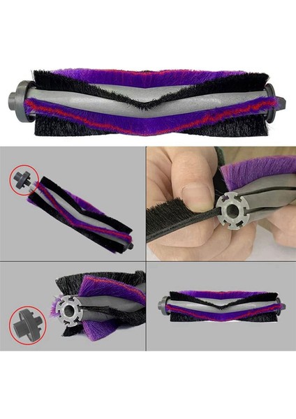 18 Adet Silindir Yan Fırça Silme Filtresi Yedek Samsung Powerbot-E VR05R5050WK Elektrikli Süpürge Yedek Parçaları (Yurt Dışından) indirimleri