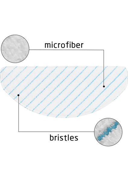 Deebot Ozmo T8 T8 Max T9 + Için 50 Adet Paspas Bezleri (Yurt Dışından) indirimleri