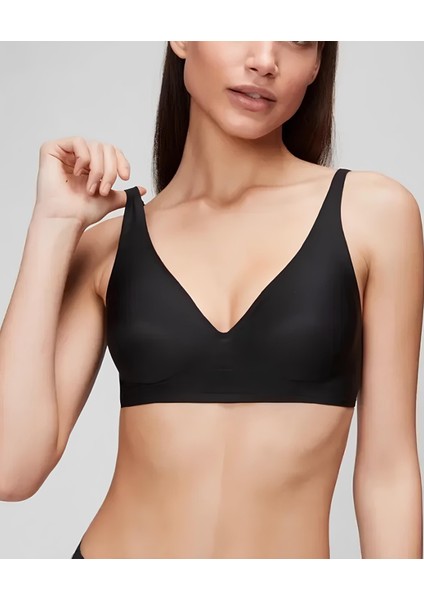 Carma Ithal Balensiz Dikişsiz Ice-Silk Yarı Push-Up Ince Askılı Sütyen