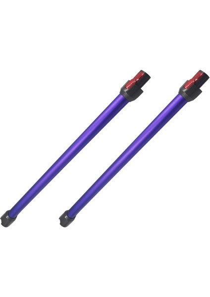 2 Adet Teleskopik Uzatma Çubuğu Dyson V7 V8 V10 V11 Düz Boru Metal Uzatma Çubuğu El Değnek Tüpü, Mor (Yurt Dışından)