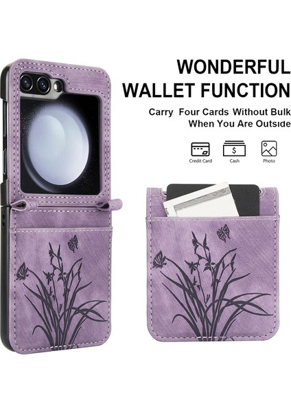Samsung Galaxy Z Flip5 Için Orkide Pu Kılıf (Yurt Dışından) fiyatları