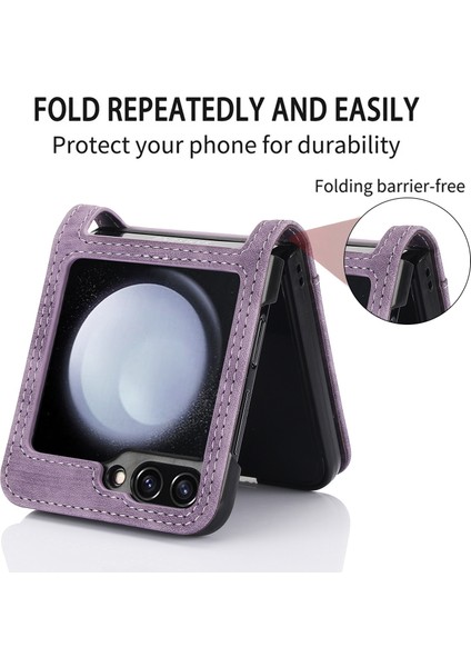 Samsung Galaxy Z Flip5 Için Orkide Pu Kılıf (Yurt Dışından) fırsatları