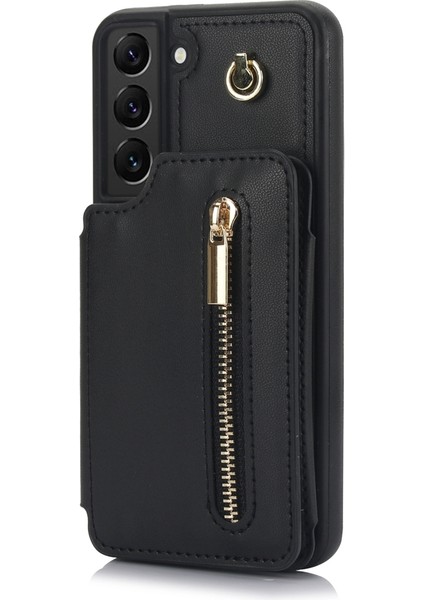 Samsung Galaxy S22 5g Için Fermuarlı Kart Çanta Telefon Kılıfı (Yurt Dışından) fiyatları