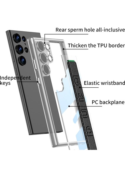 Samsung Galaxy S24 Ultra 5g Için Gkk Space Bilek Kayışı Kılıfı (Yurt Dışından)