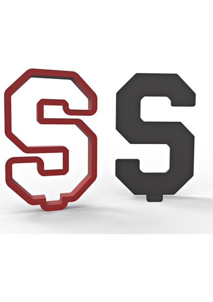 Büyük Ş Harfi 11 cm Kurabiye Kalıbı