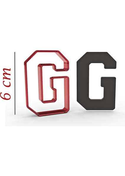 6 cm G Harfi Kurabiye Kalıbı