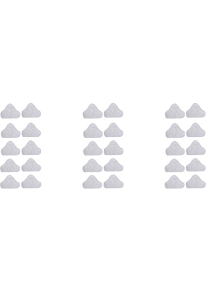 H2O Mop X5 Üçgen Sürükleme Için 30 Paket Yedek Buharlı Paspas Mikrofiber Bez Pedi (Yurt Dışından) fiyatları