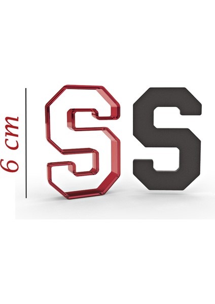 6 cm S Harfi Kurabiye Kalıbı