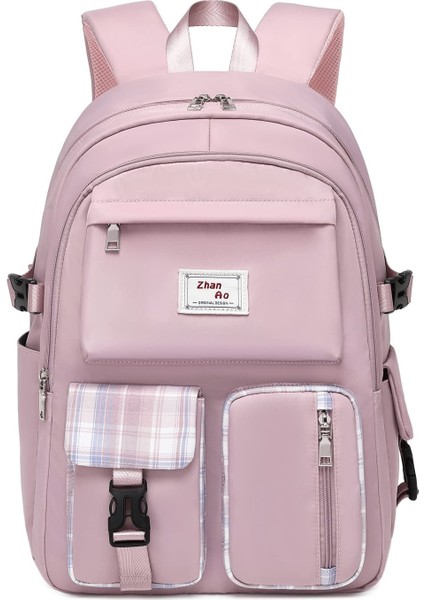 Büyük Kapasiteli Çok Bölmeli Öğrenci Okul Çantası Açık Hava Seyahati Sırt Çantası (Yurt Dışından)