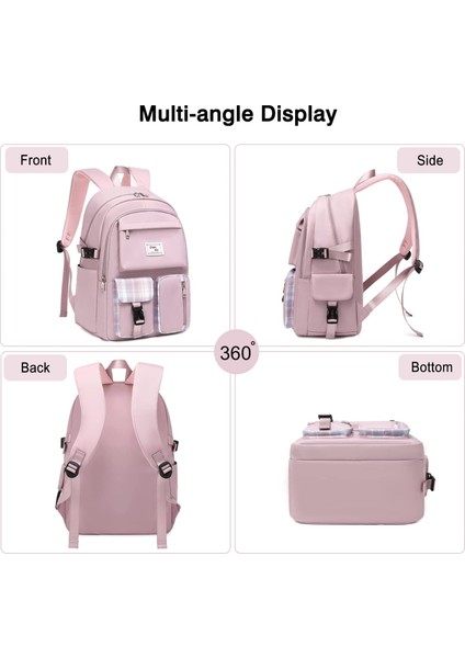 Büyük Kapasiteli Çok Bölmeli Öğrenci Okul Çantası Açık Hava Seyahati Sırt Çantası (Yurt Dışından) fiyatları