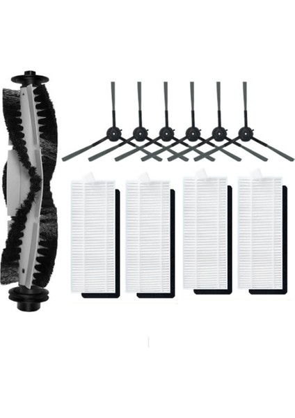 HR1010 Robotlu Süpürge Aksesuarları Için 11 Adet Yedek Yedek Parça Ana Yan Fırça Hepa Filtre (Yurt Dışından)