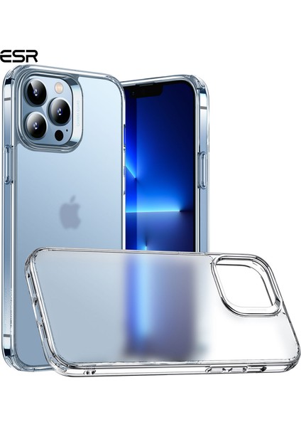 Esr iPhone 13 Pro Max Classic Hybrid Temperli Mat Şeffaf Kılıf - Matte Clear