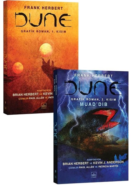 Dune Grafik Roman:1. Kısım - Dune Grafik Roman:2. Kısım - Frank Herbert - 2'li Set