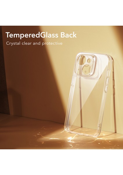 Esr iPhone 14 Ice Shield Temperli Şeffaf Kılıf - Clear