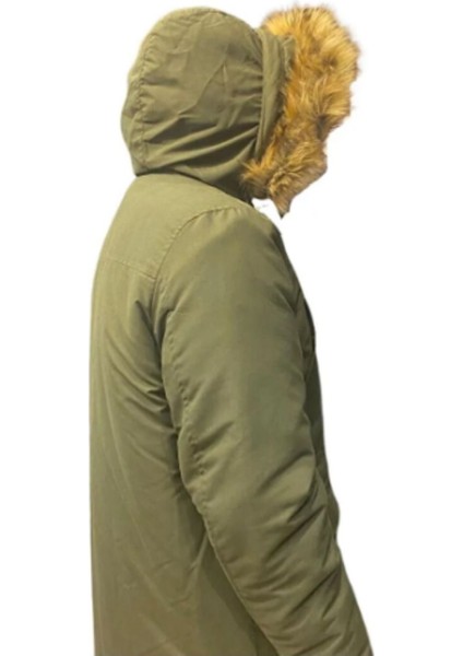 Premium Svr Kapüşonlu Mont