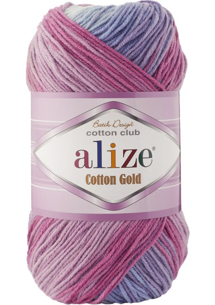 Cotton Gold Batik 3686 Ebruli El Örgü Ipi 100 Gr.