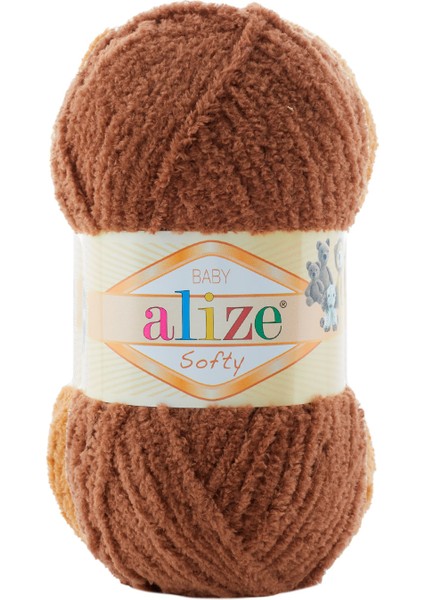 Softy 321 Kahve Moka El Örgü Ipi 50 Gr.