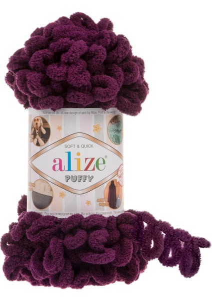 5 Adet Alize Puffy 111 Mürdüm