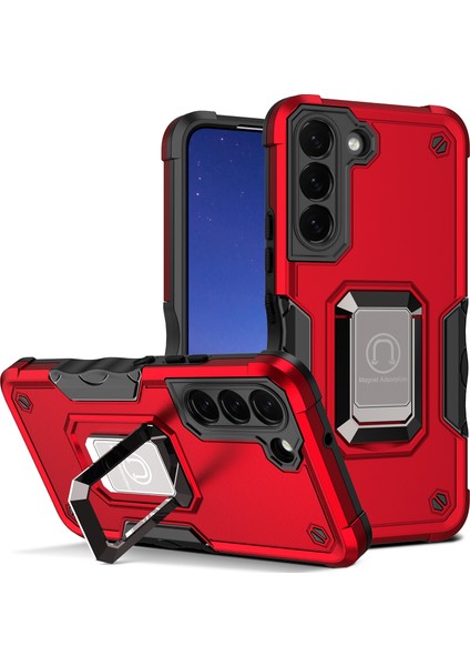 Samsung Galaxy S24+ 5g Için Halka Tutucu Zırh Kılıfı (Yurt Dışından)